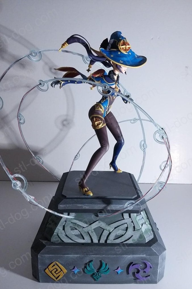 原神（Genshin Impact）莫娜 Mona 3D打印图纸